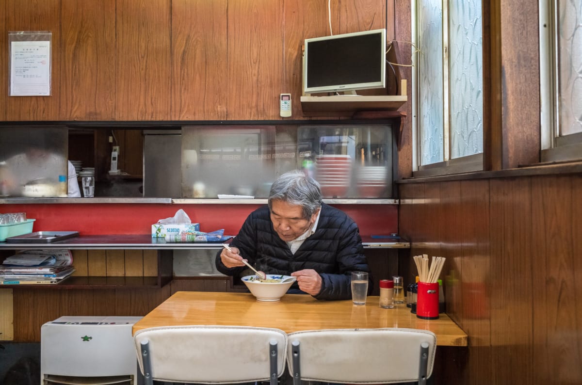 The simplicity of an old Tokyo ramen restaurant