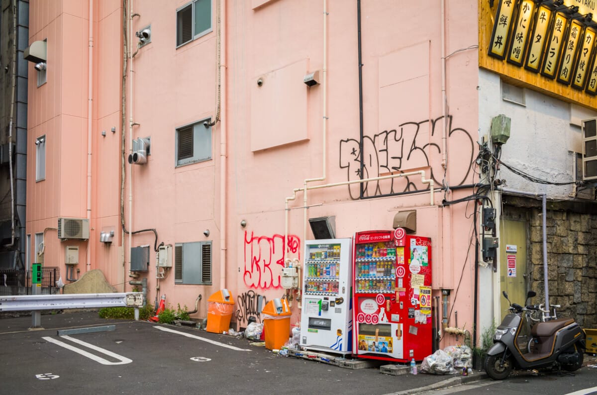 A grittier and comparatively more rundown side of Tokyo