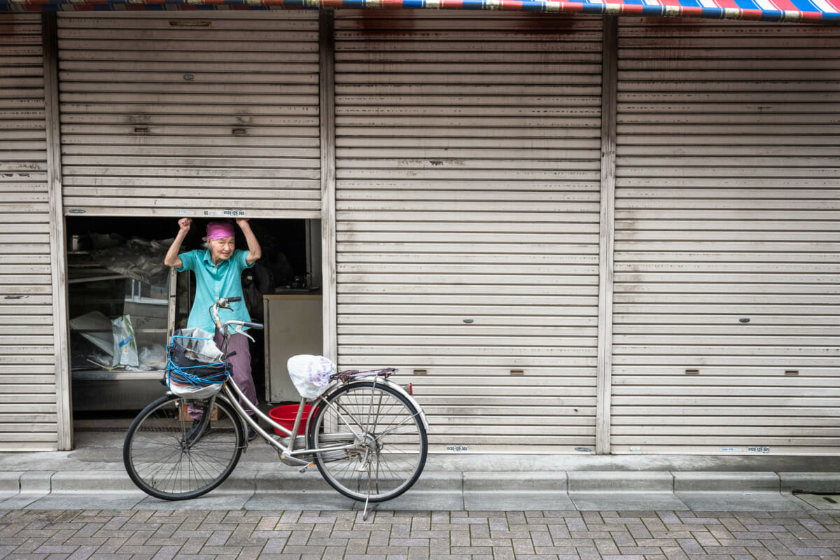 life lived in a shuttered up old Tokyo shop