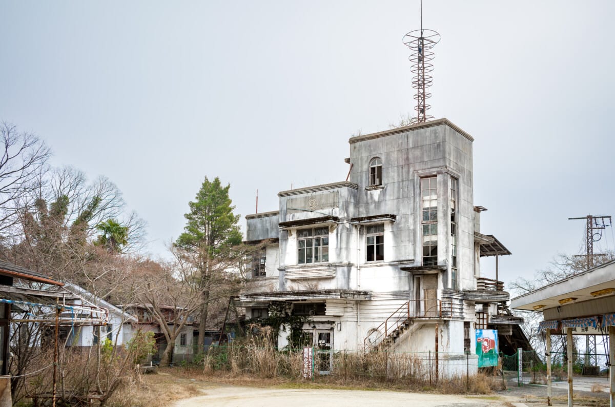 The quiet calm of an abandoned Japanese cable car station