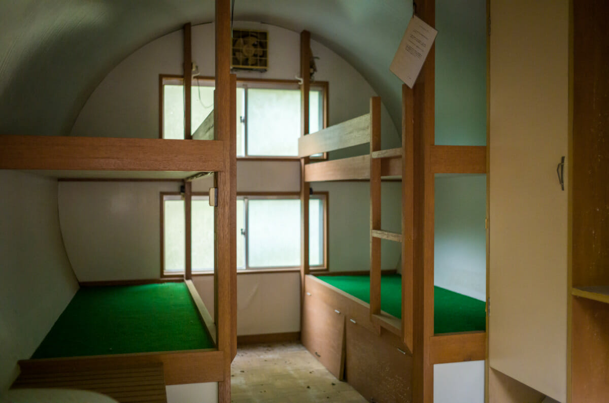 abandoned cabins in the Japanese countryside