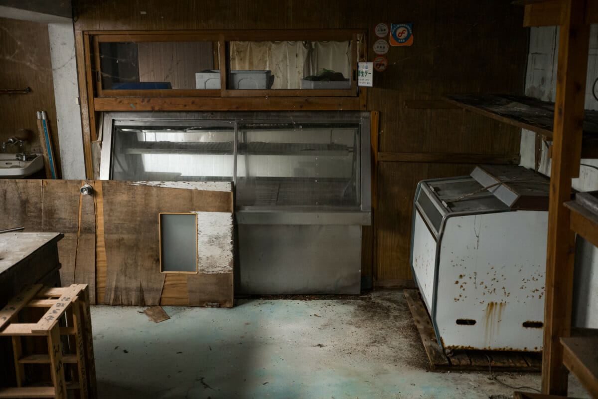 old and abandoned Japanese apartment buildings