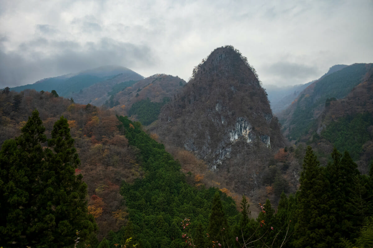 long-abandoned Japanese mountain apartment complex