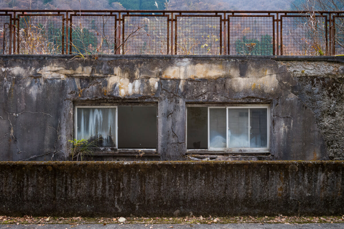 long-abandoned Japanese mountain apartment complex