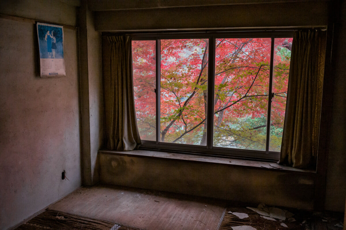 long-abandoned Japanese mountain apartment complex