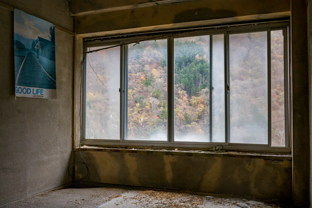 long-abandoned Japanese mountain apartment complex