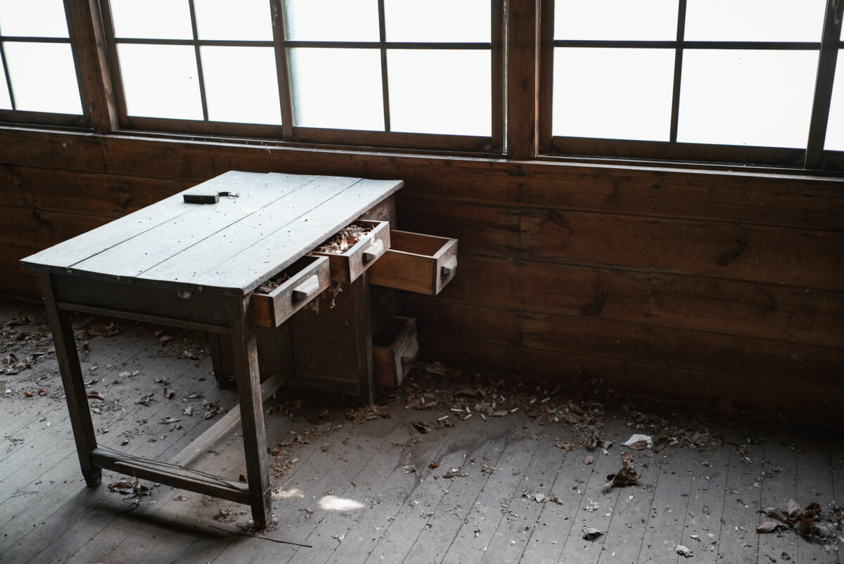 photographs from an abandoned Japanese village