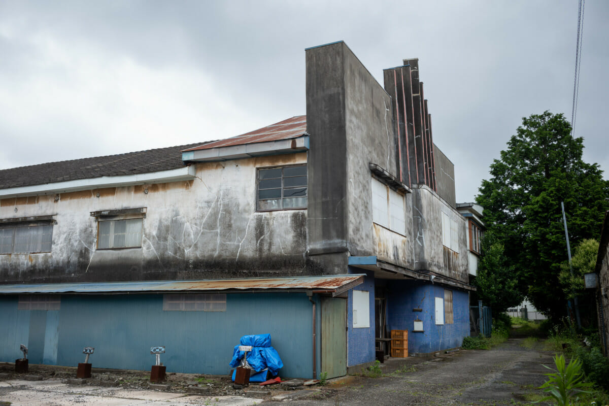 long-abandoned Japanese movie theatre