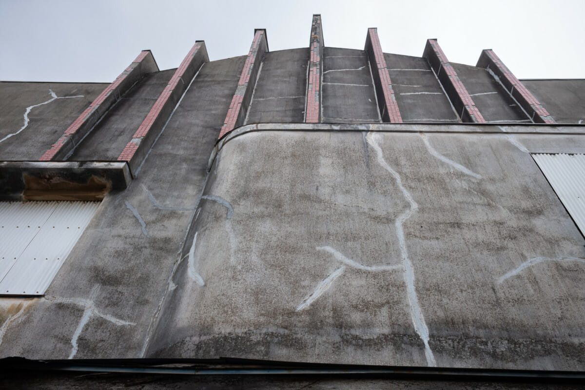 long-abandoned Japanese movie theatre