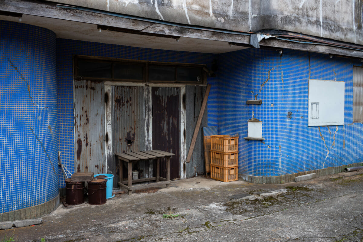 long-abandoned Japanese movie theatre