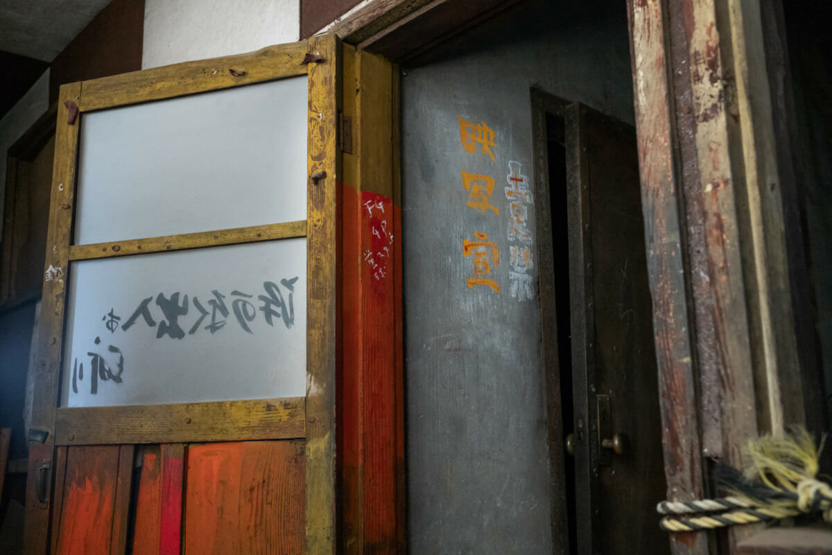 long-abandoned Japanese movie theatre