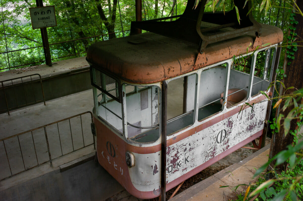 long-abandoned and beautiful tokyo cable cars