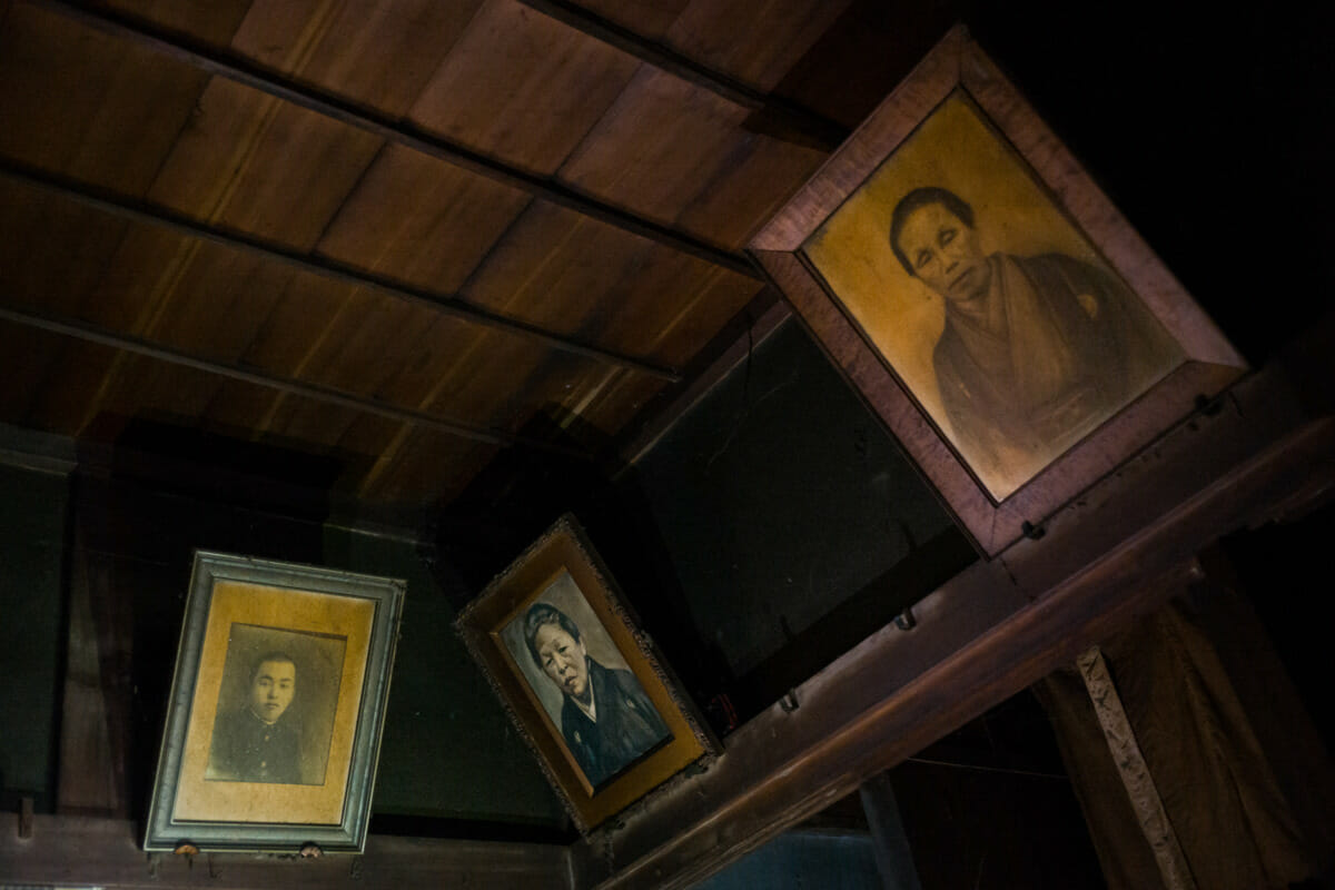 dark and abandoned old Tokyo house