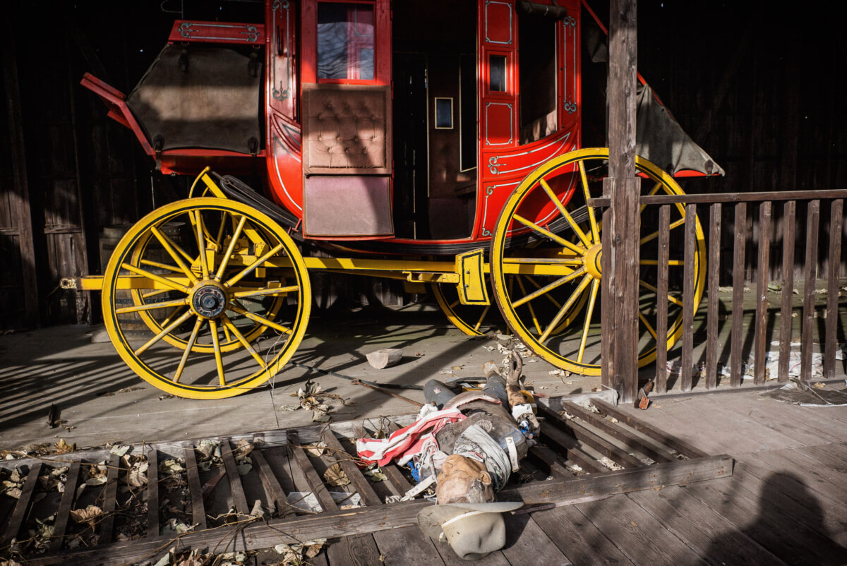 abandoned western theme park in japan