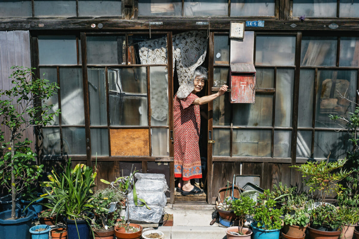 an old and very ramshackle Tokyo home