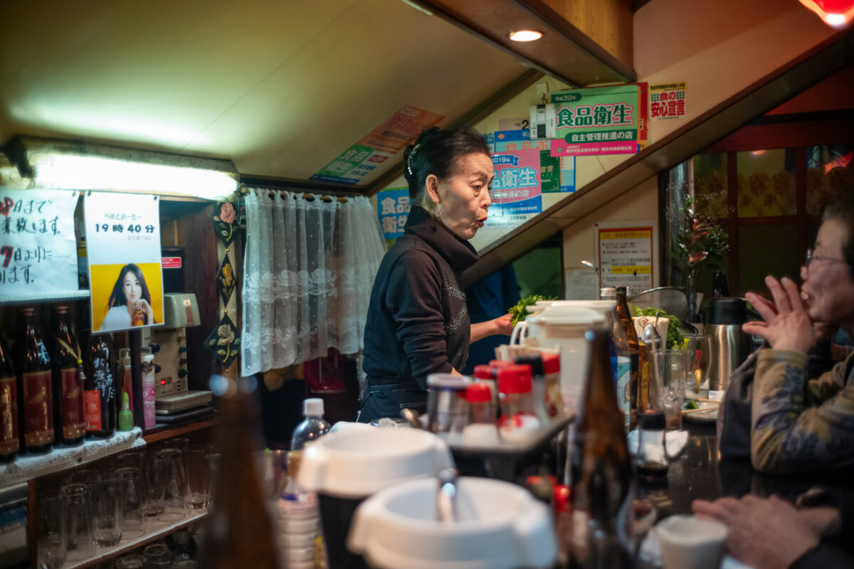 unique Japanese bar down a dingy tunnel