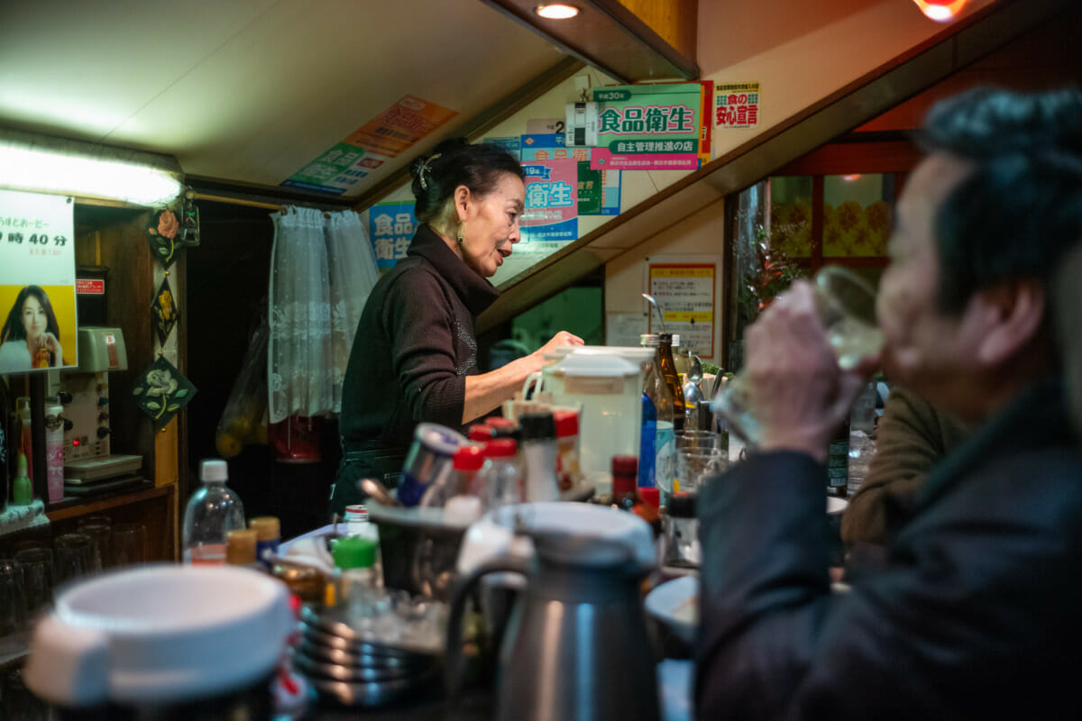 unique Japanese bar down a dingy tunnel