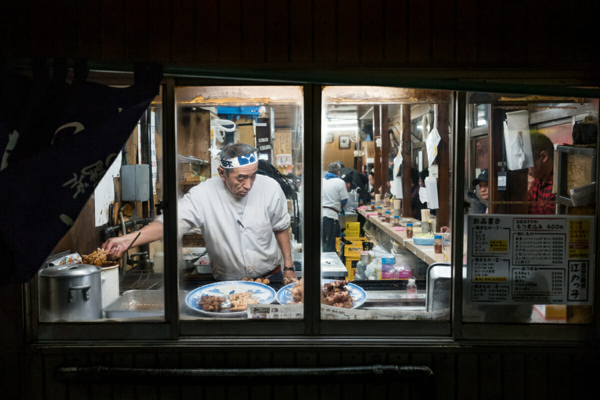 an old Japanese cook in Tokyo