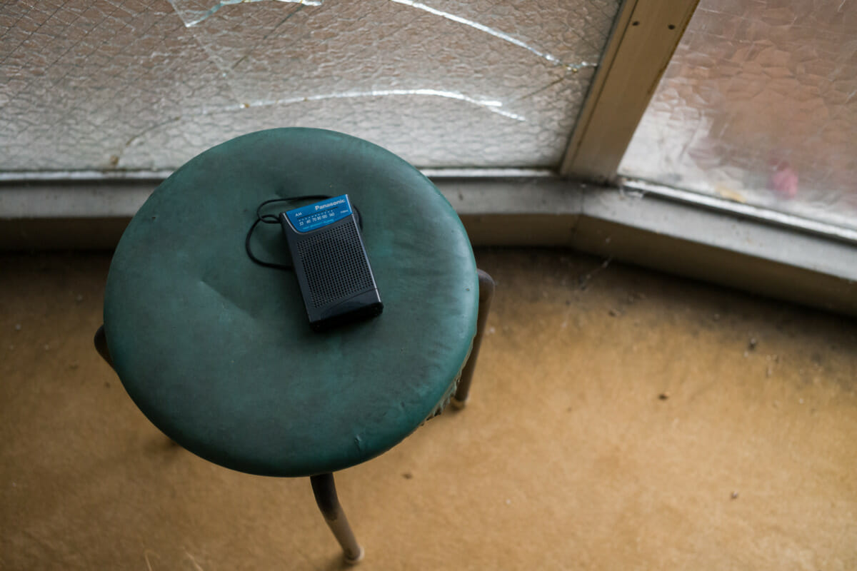 bleak and abandoned old Japanese hotel