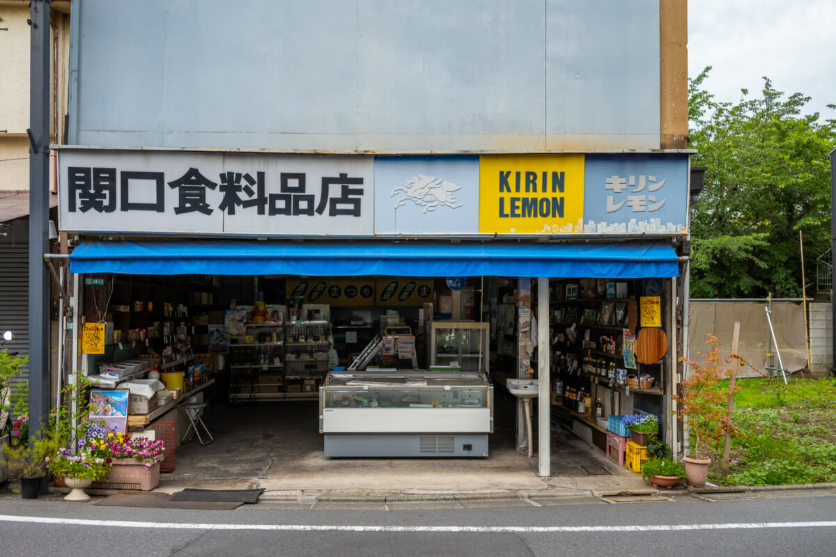 The matching colours and community of an old school Tokyo shop