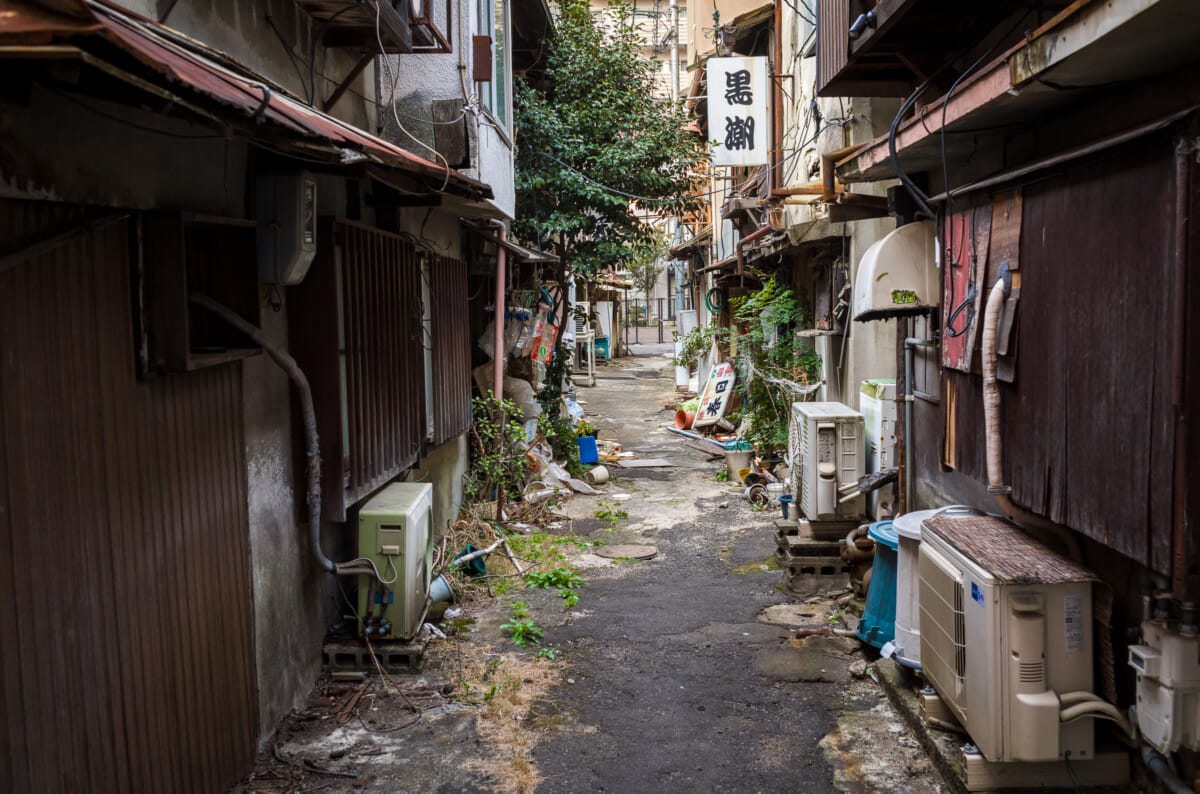 The disintegration of an old Japanese red light district