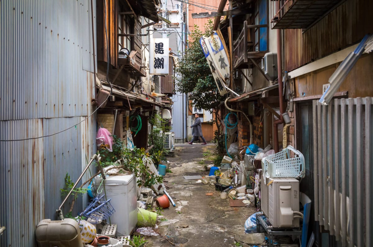 The disintegration of an old Japanese red light district