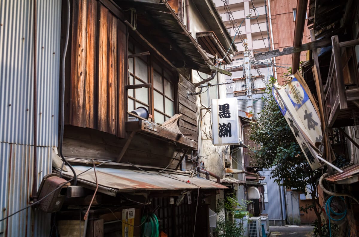 The disintegration of an old Japanese red light district