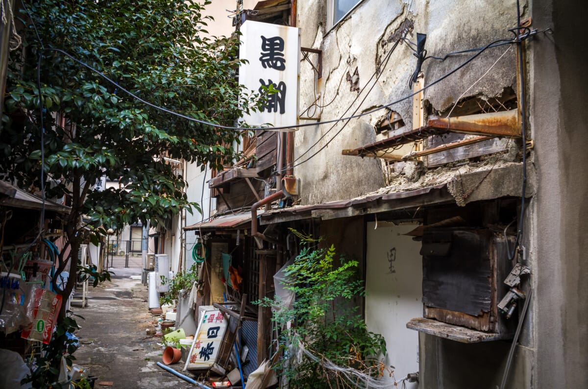 The disintegration of an old Japanese red light district