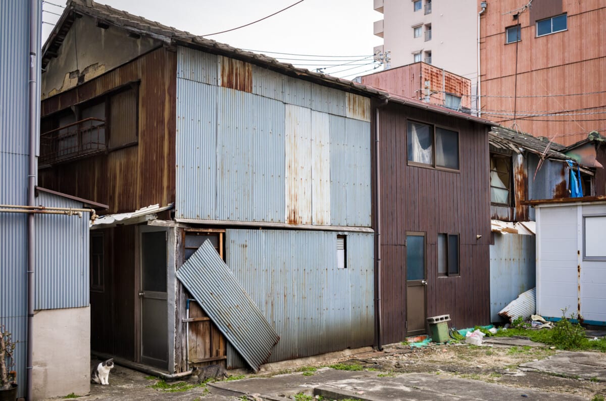 The disintegration of an old Japanese red light district