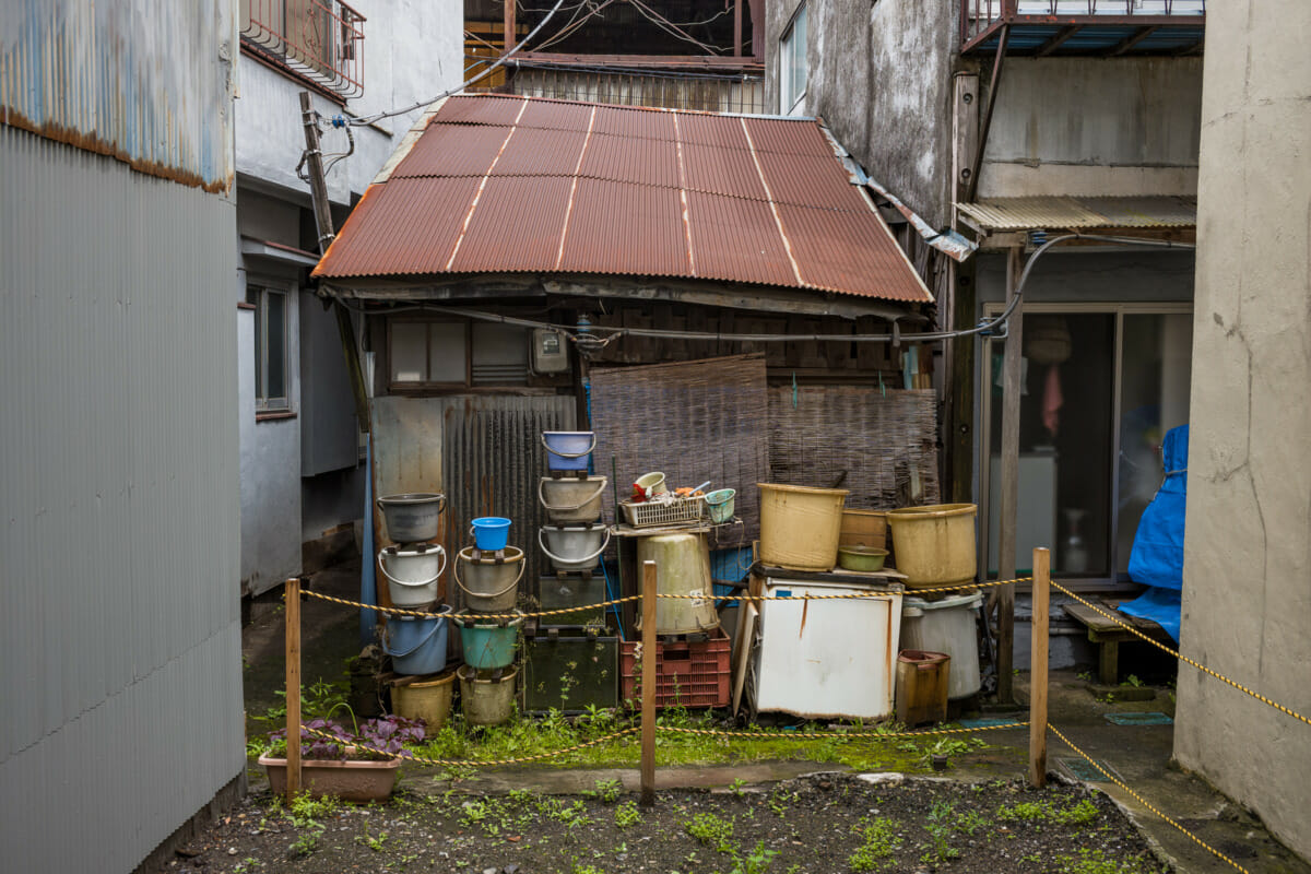 A tiny and dilapidated Tokyo house