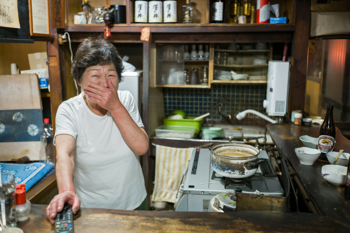 The end of a little Tokyo bar