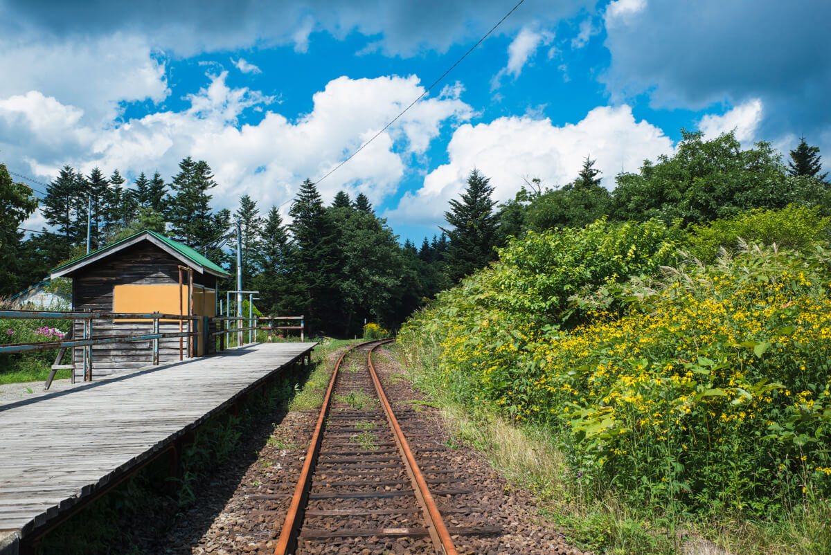 abandoned Japanese train stations