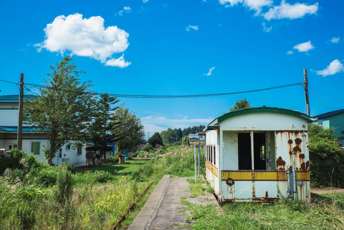 abandoned Japanese train stations