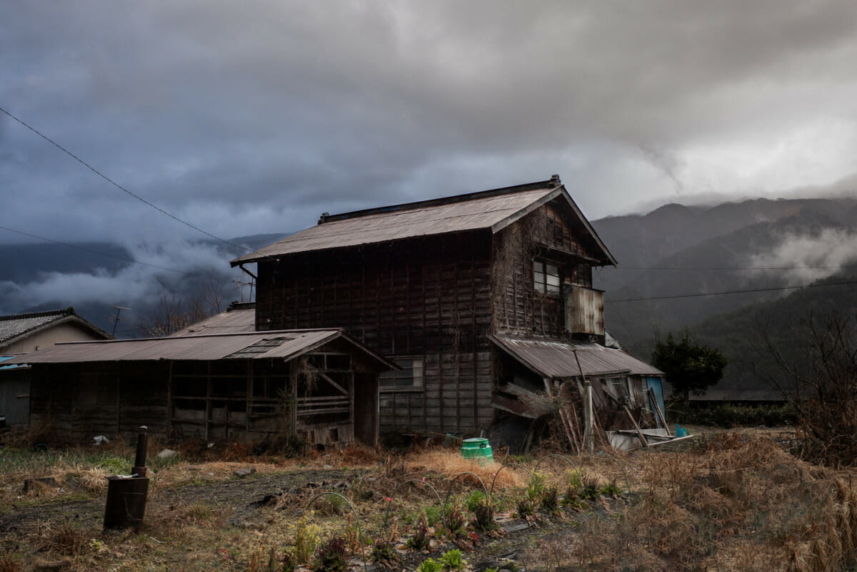 A faded and atmospheric old Japanese village