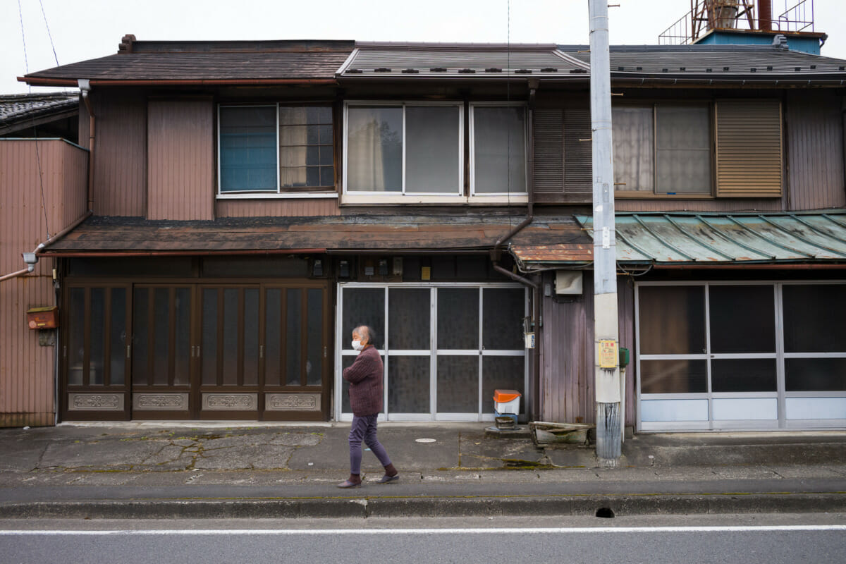 faded Japan near Tokyo