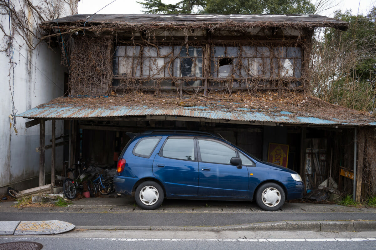 faded Japan near Tokyo