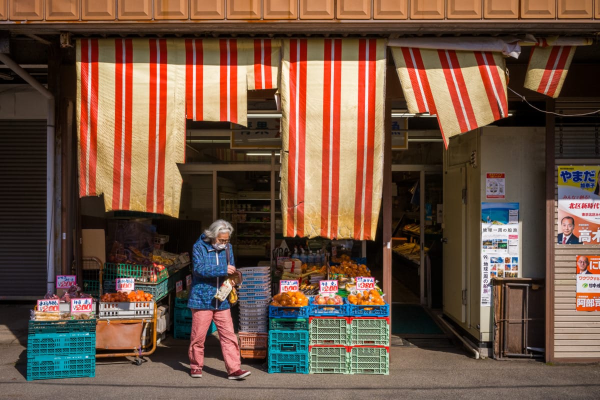 An old and mostly shuttered Tokyo shopping centre