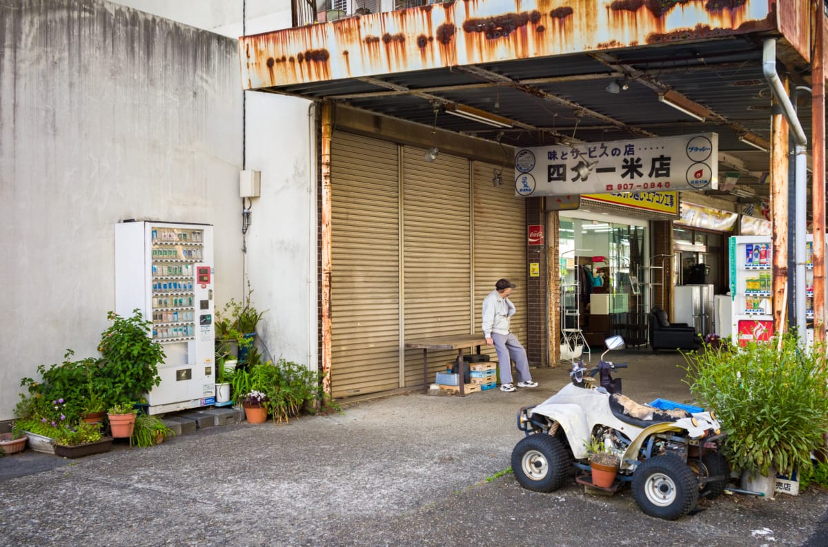 An old and mostly shuttered Tokyo shopping centre