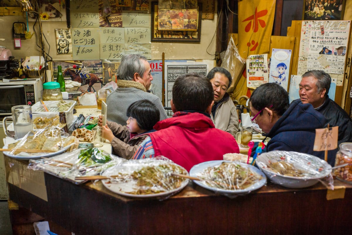 a fabulously grubby little Tokyo bar