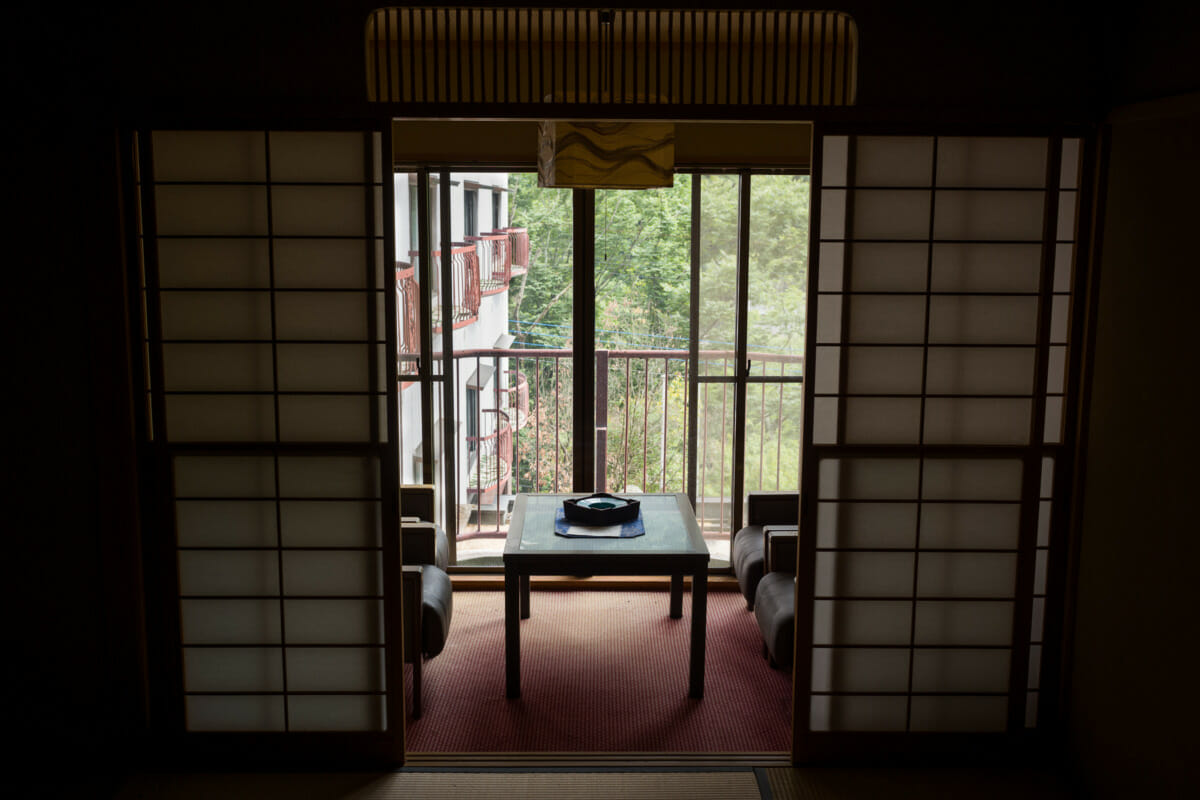 half-abandoned Japanese hot spring resort