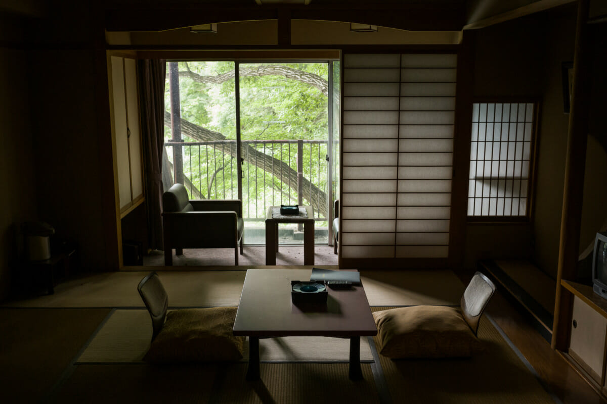 half-abandoned Japanese hot spring resort