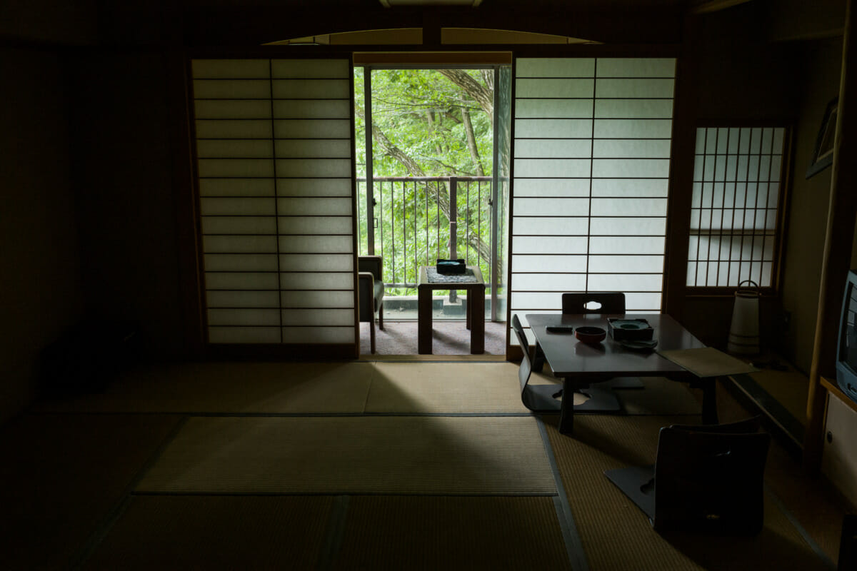 half-abandoned Japanese hot spring resort