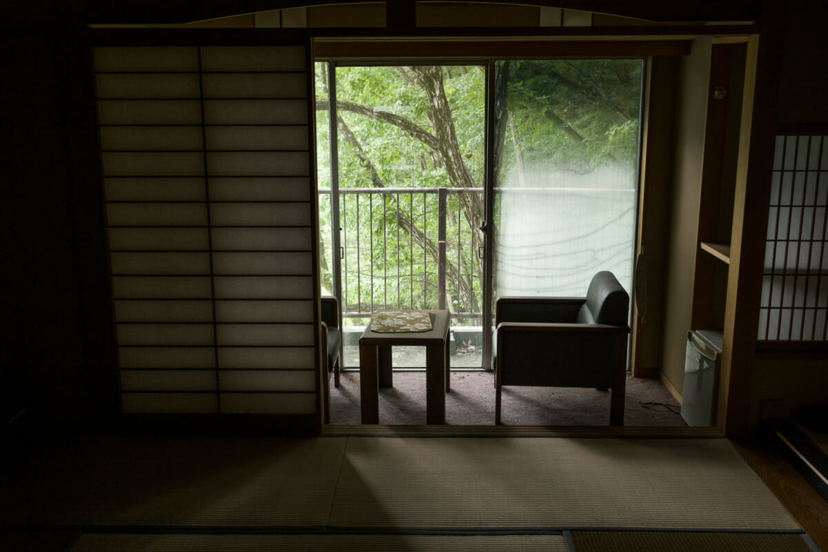 half-abandoned Japanese hot spring resort