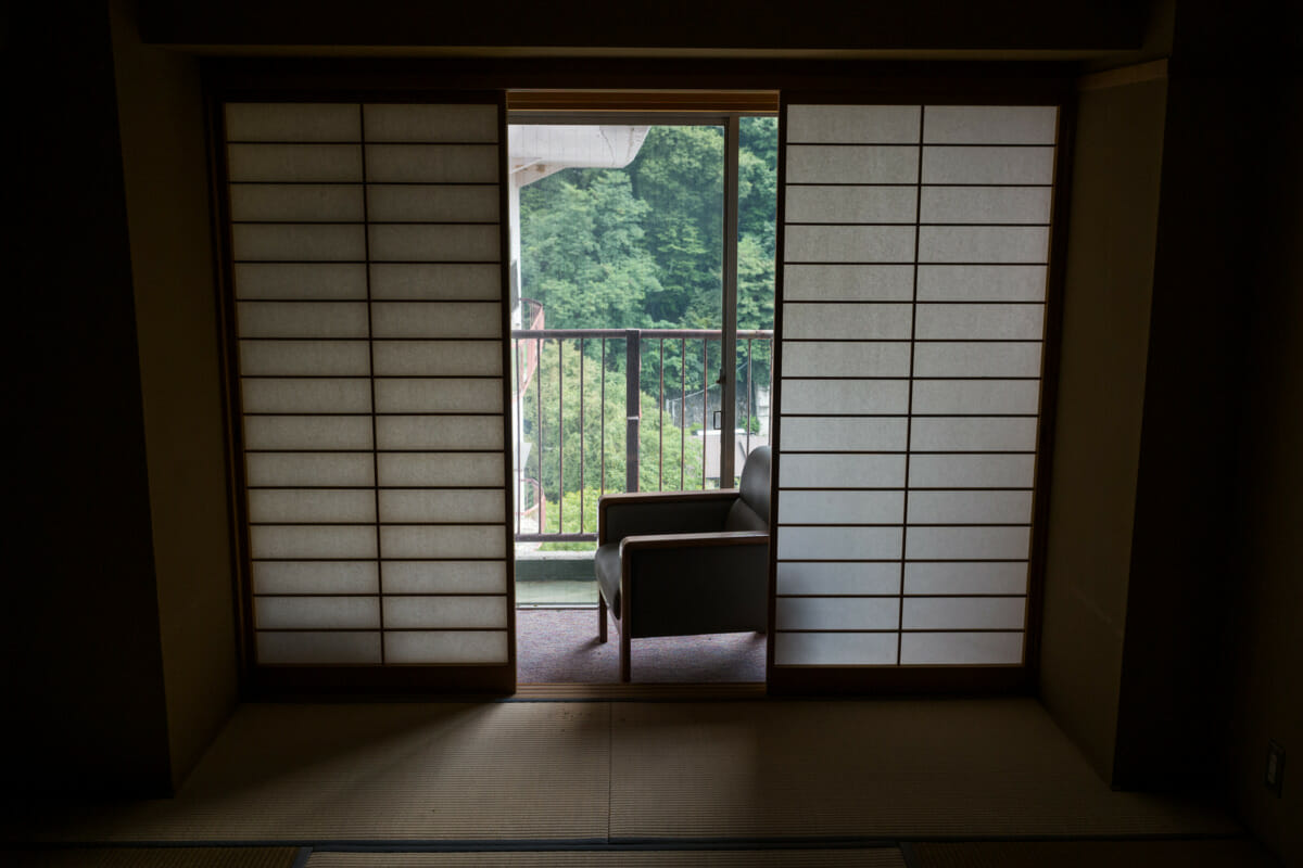 half-abandoned Japanese hot spring resort