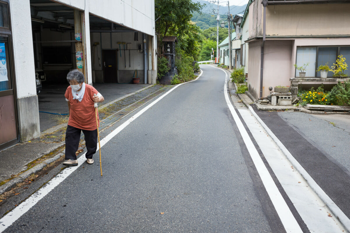 half-abandoned Japanese hot spring resort