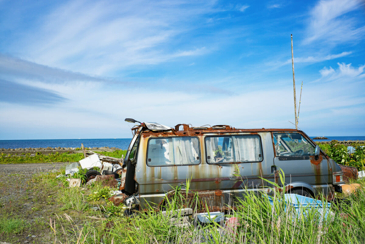 the harsh beauty of Japan's northernmost coastline