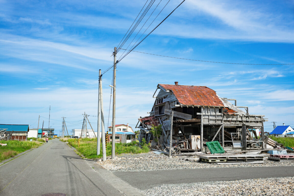 the harsh beauty of Japan's northernmost coastline