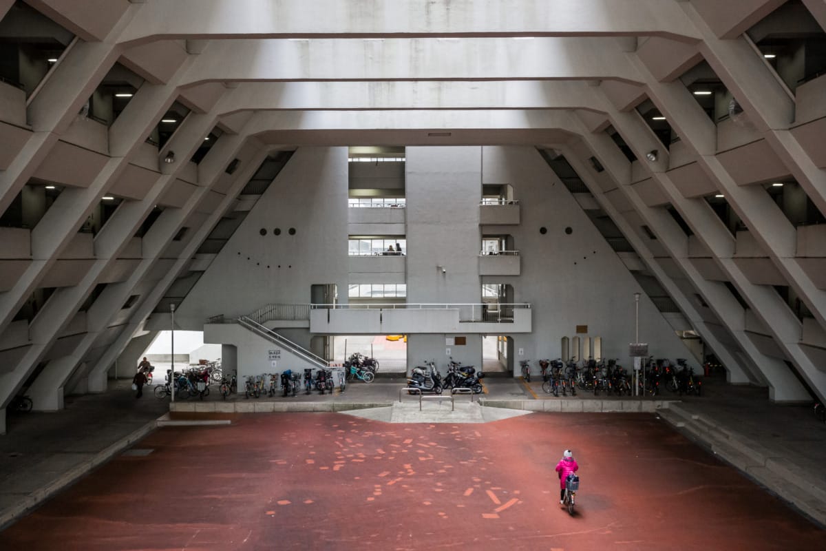 A huge and dated Japanese government housing complex