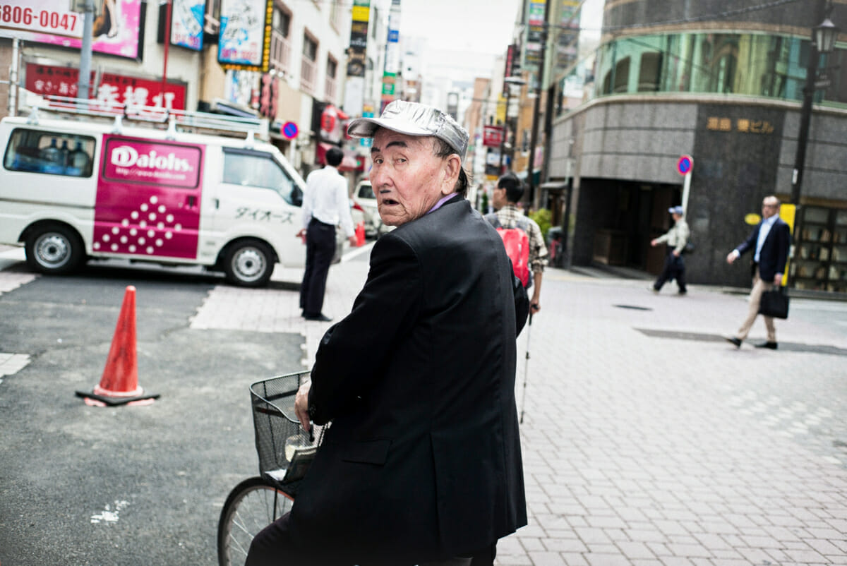 elderly Japanese portrait