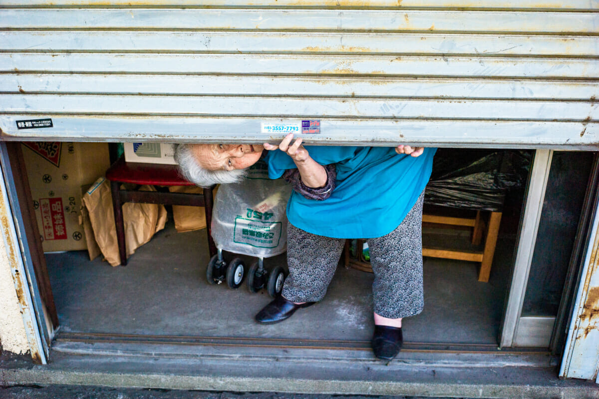 elderly Japanese portrait